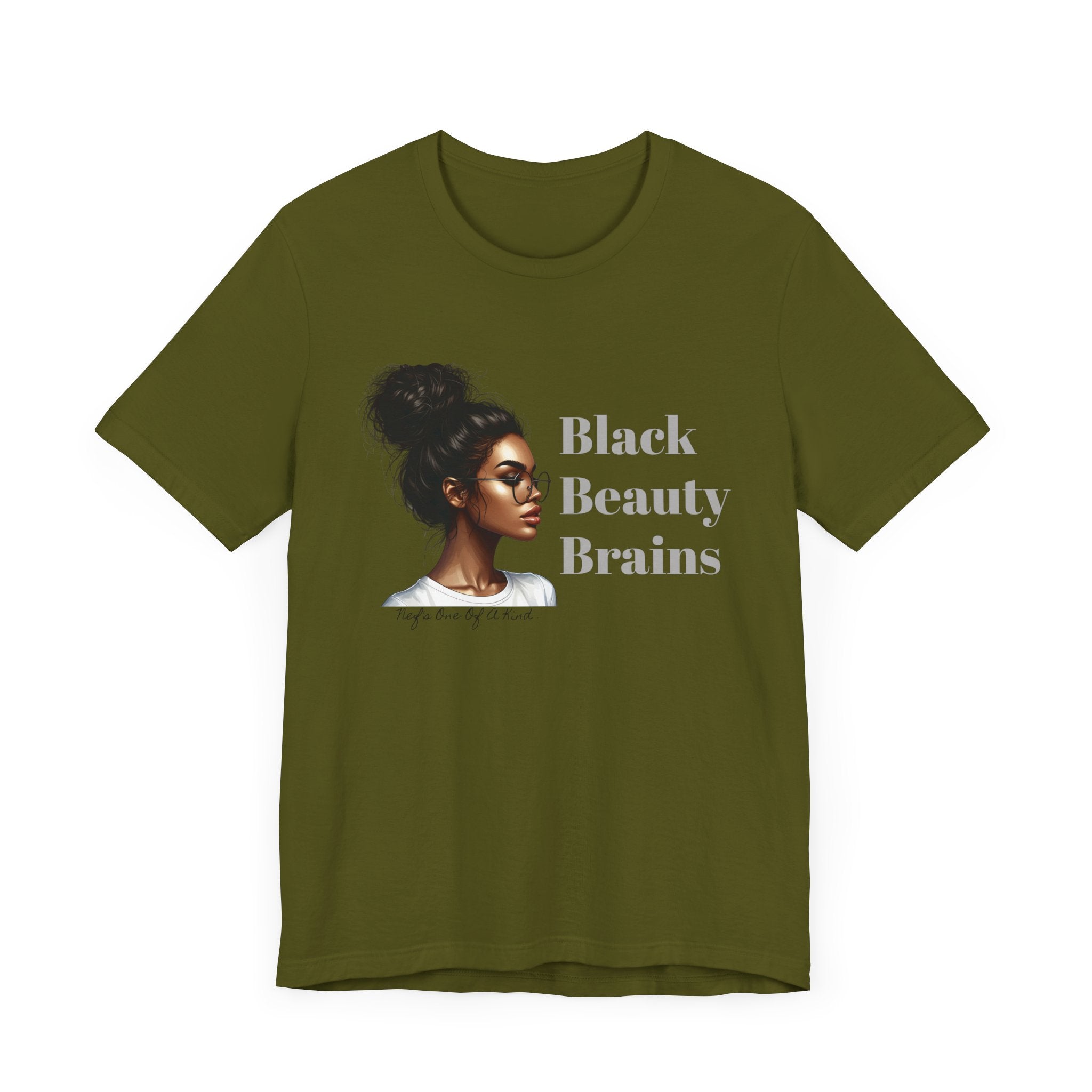 Black, beauty and Brains Sleeve Tee
